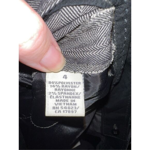 Vintage PinStriped low rise Flare Y2K Pants 4 - Picture 8 of 9